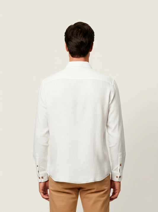 Camisa Lino Blanco