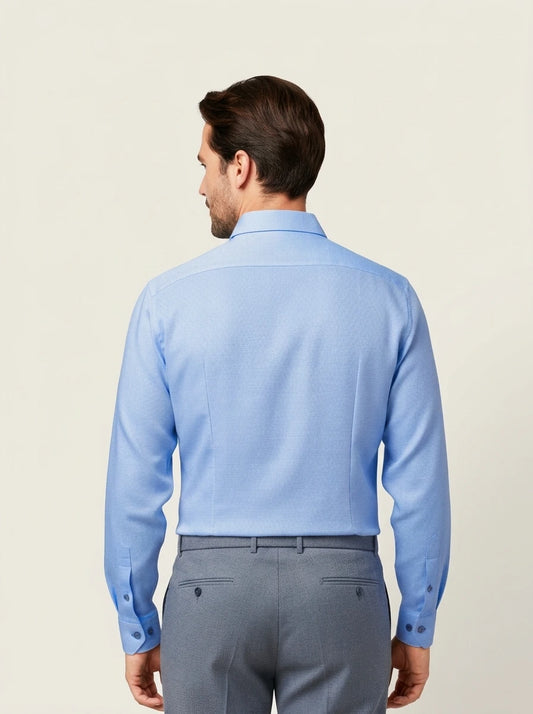 Camisa Oxford Azul