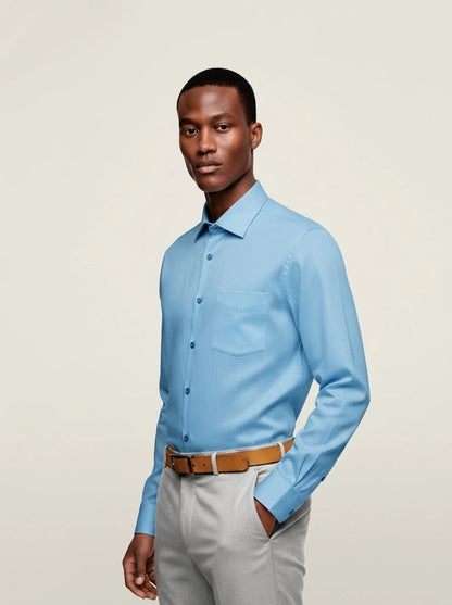 Camisa Clásica Azul