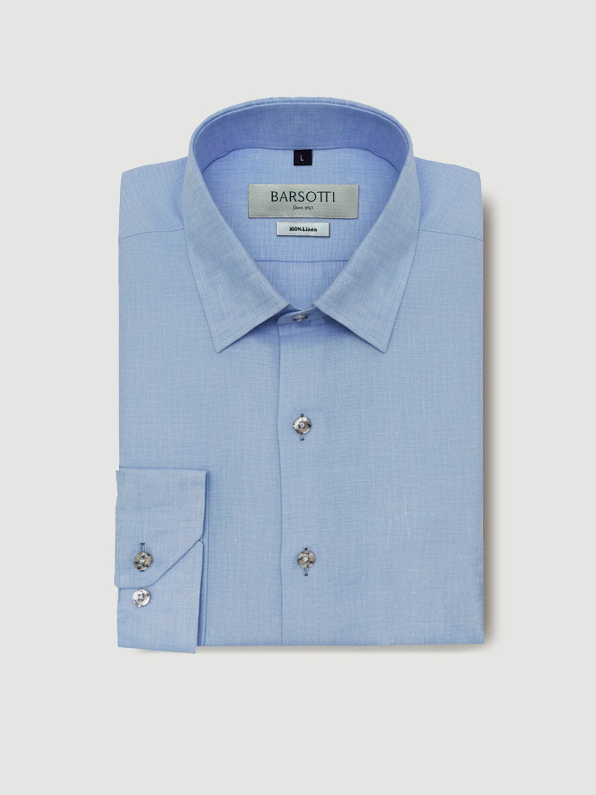 Camisa Lino Azul