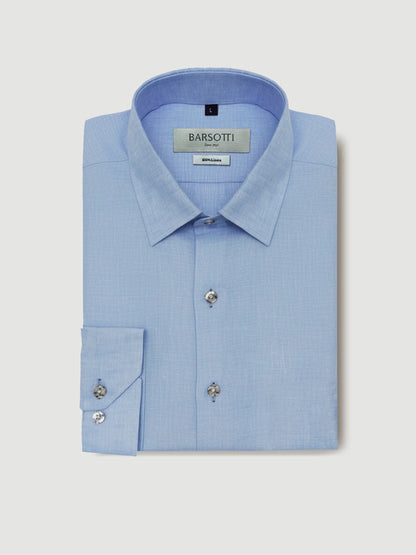 Camisa Lino Azul