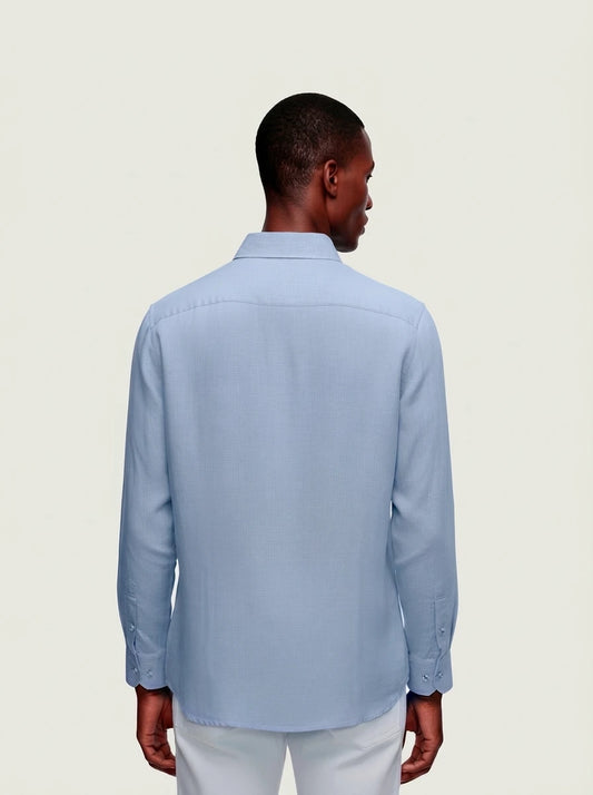 Camisa Lino Azul