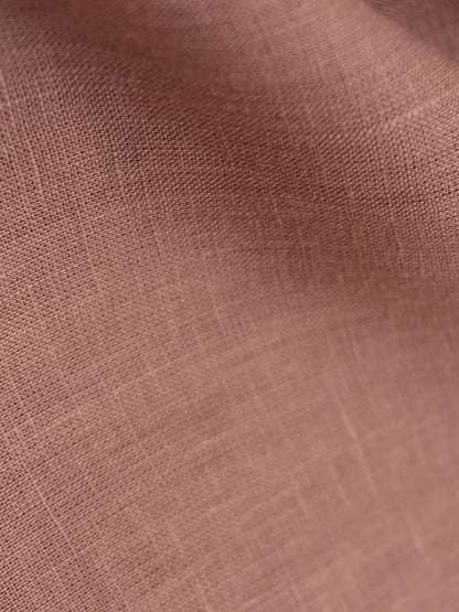 Camisa Lino Terracota