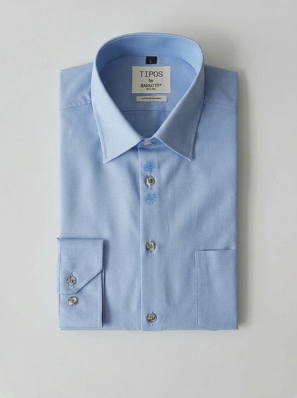Camisa Oxford Azul