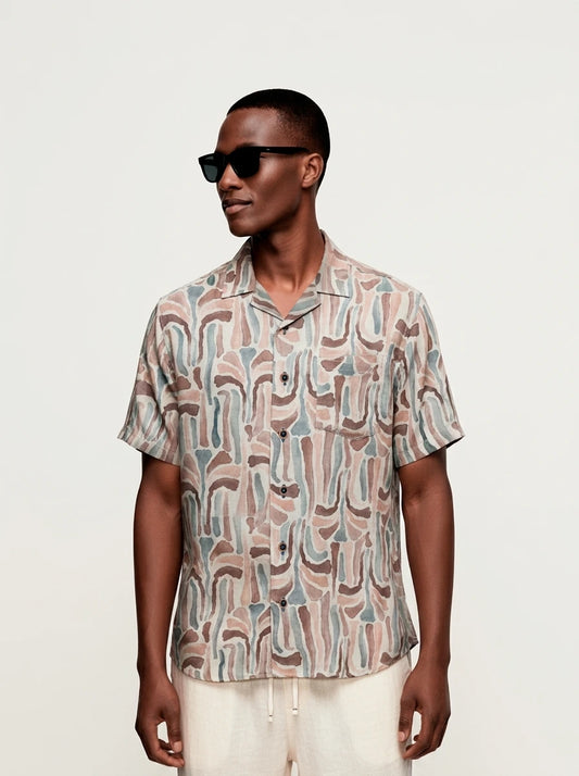 Camisa Cubana Tierra
