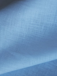 Camisa Azul Cuello Natural