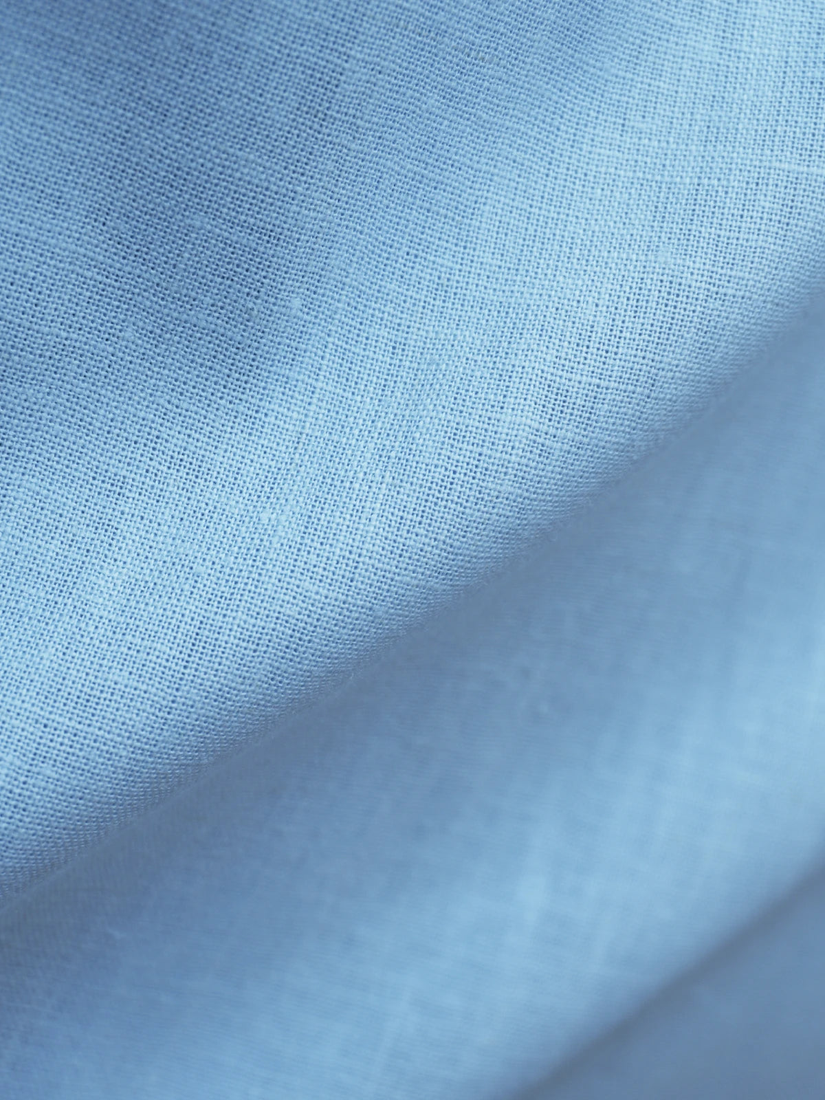 Camisa Azul Cuello Mao